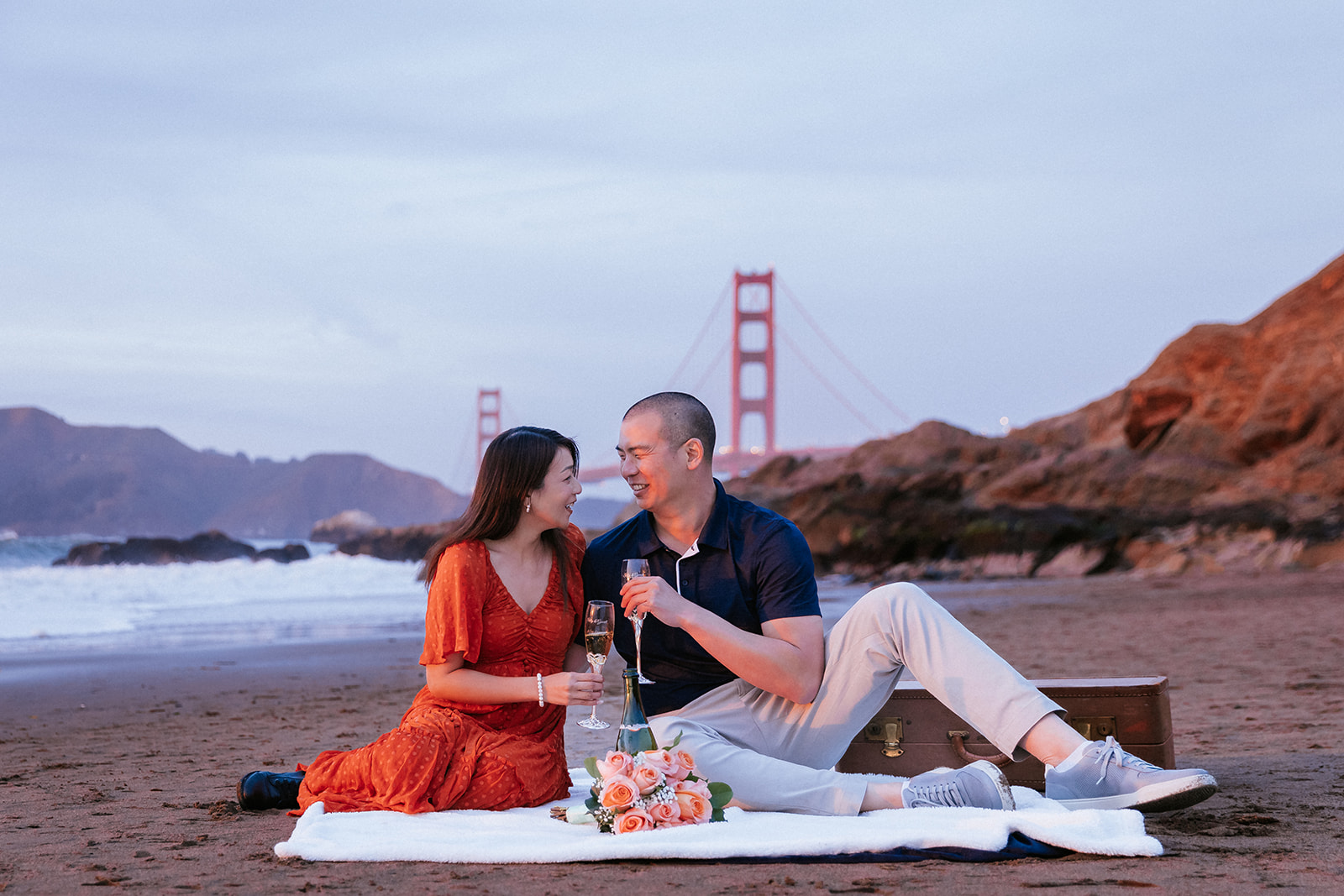 Baker Beach Engagement Photographer