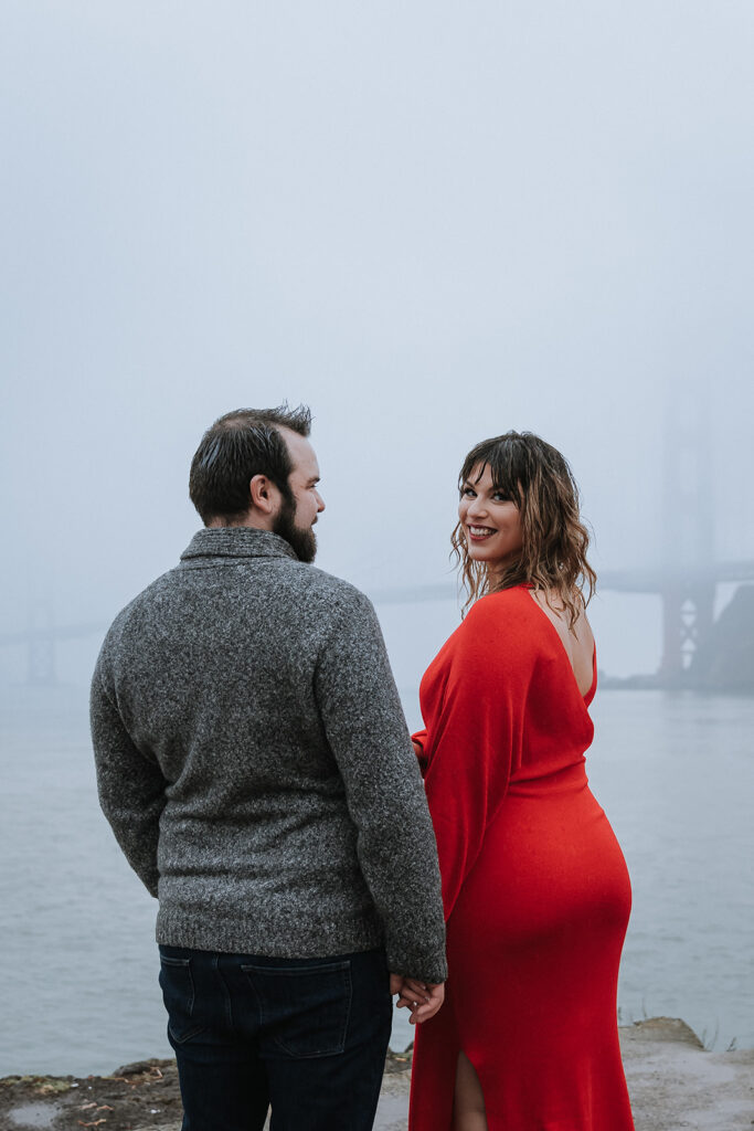 Northern California Engagement Photography at Cavallo Point in Sausalito, CA