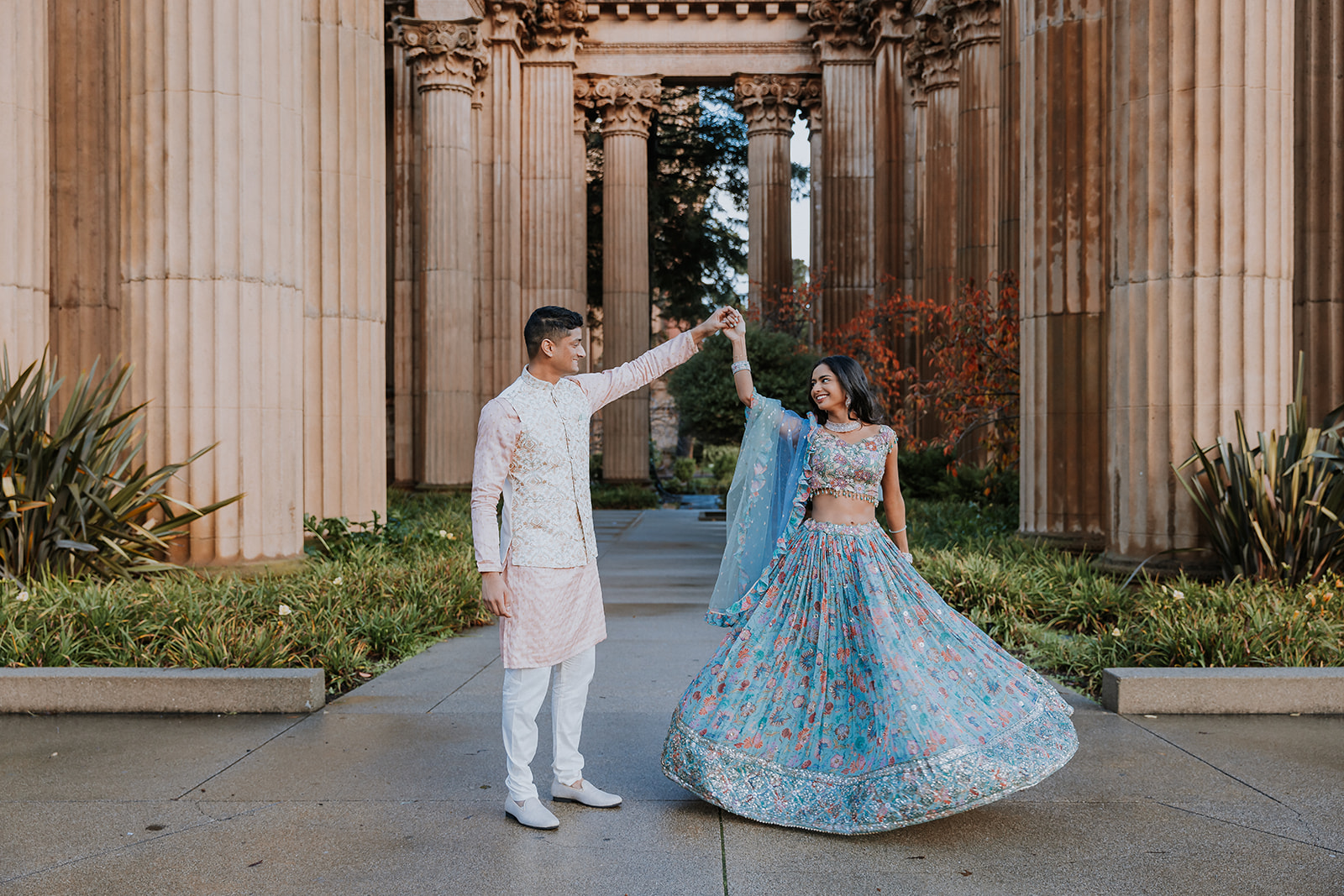 Palace of Fine Arts Engagement Photos