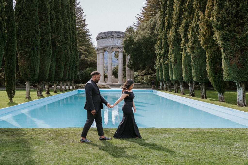 Pulgas Water Temple Engagement Session