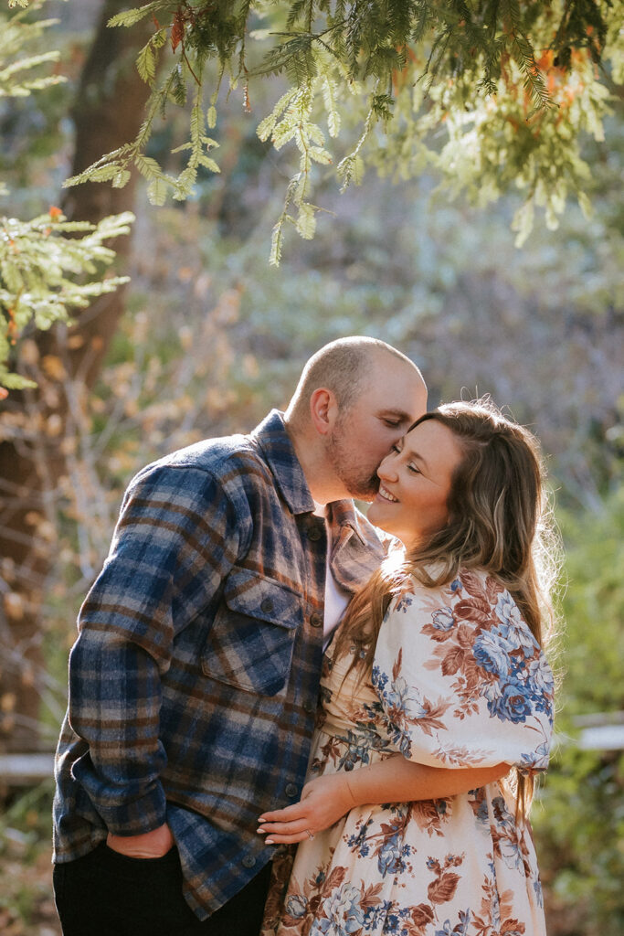 Redwood Grove Nature Preserve engagement photography