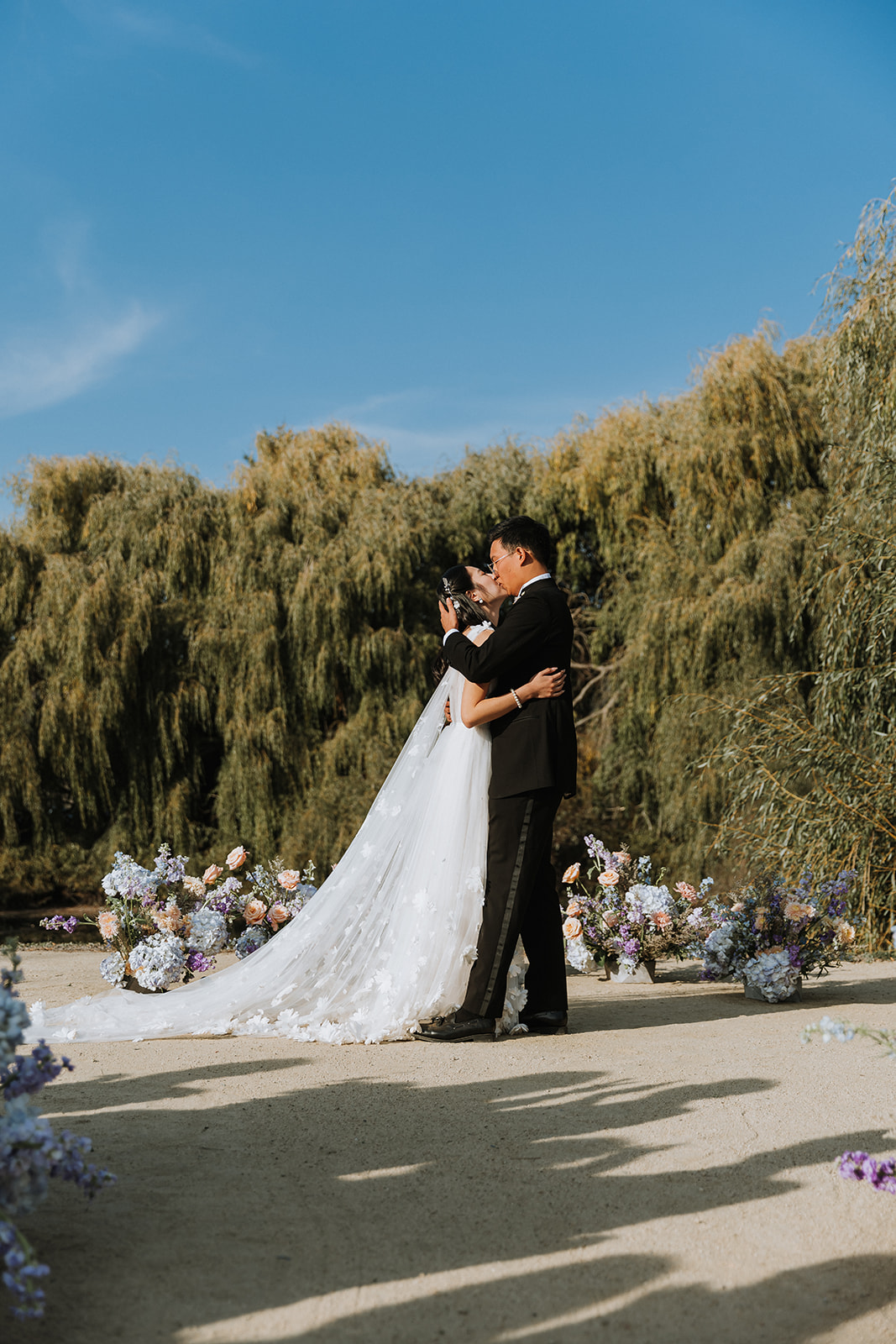 Outdoor wedding ceremony at Olympia's Valley Estate in Petaluma, California